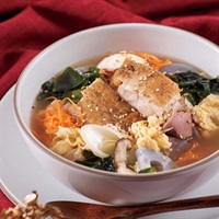 ［日本料理店 きじま］神山鶏の親子スープ（中華風）1食入【冷凍】