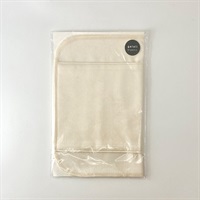 ［ガラリ オーガニック］ピースシルク布ナプキンハンカチタイプ Lサイズ（4つ折）