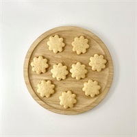 ［ナチュラル・ハーモニー］自然栽培米粉のクッキー（プレーン）9枚（卵・乳製品・砂糖不使用）