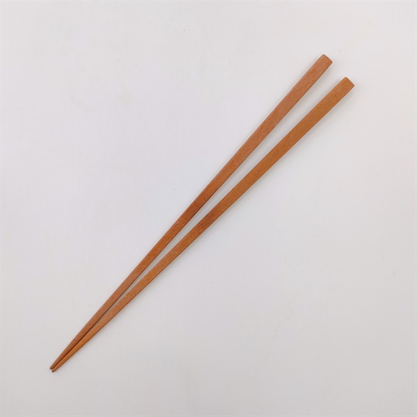 ［東京木箸のカトウ］無塗装箸　滝　細身（桑）21.0cm