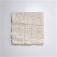 ［Og］手織り綿ハンドタオル　生成り（約33cm×35cm）