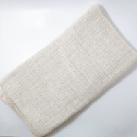 ［Og］手織り綿大判タオル　生成り（約90cm×190cm）