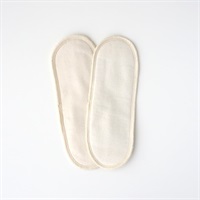 ［メイド・イン・アース］布ナプキン用パッド 2枚セット 生成り