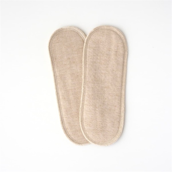 ［メイド・イン・アース］布ナプキン用パッド 2枚セット 茶