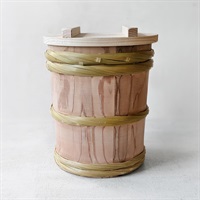 【1/15木】 最高の素材で仕込む♪手づくり味噌教室【オンライン講座】(容器付き（木桶中）)