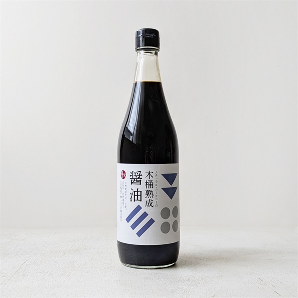 ［ナチュラル・ハーモニー］木桶熟成醤油 栄醤油 720ml