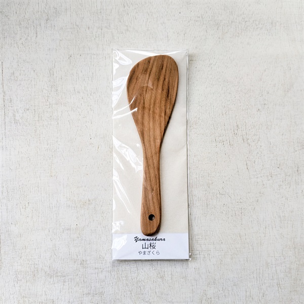 ［木のスプーンゆきデザイン工房］炒めしゃもじ（小）山桜 1本