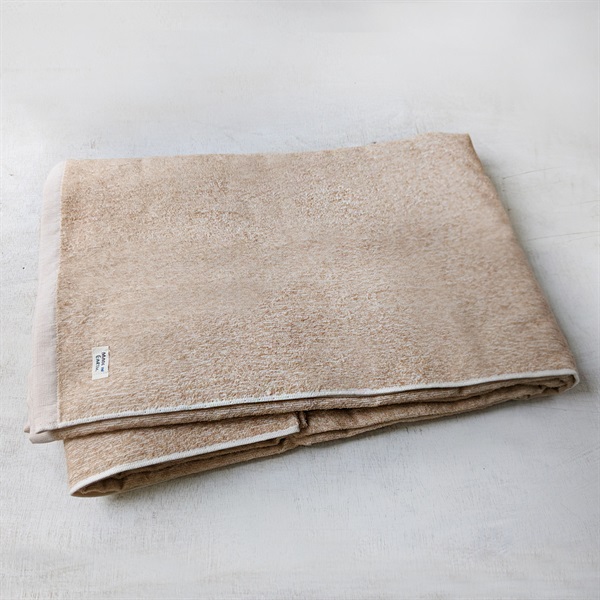 ［メイド・イン・アース］タオルシーツシングル茶