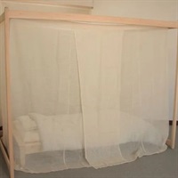 ［菊屋］【直送】オーガニックコットン/ヘンプ　ベッド用蚊帳ダブルサイズ