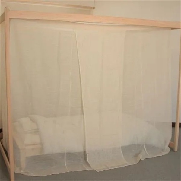 ［菊屋］【直送】オーガニックコットン/ヘンプ　ベッド用蚊帳シングルツインサイズ