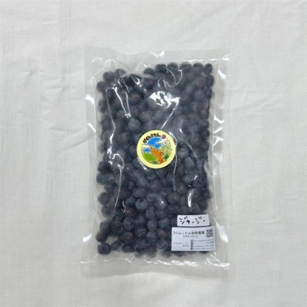 ［りくんこたん自然農園］自然栽培ブルーベリー（ジャージー） 300g【冷凍】【数量限定】