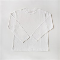 ［コロモナチューレ］30/2天竺長袖BOX型Tシャツ S