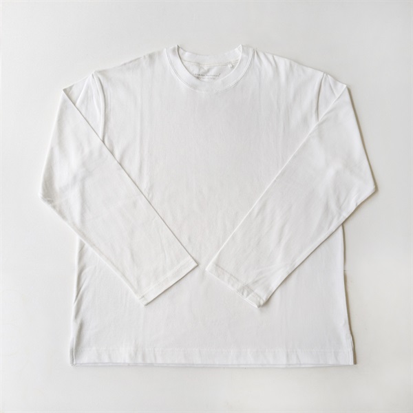 ［コロモナチューレ］30/2天竺長袖BOX型Tシャツ M