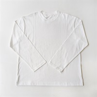 ［コロモナチューレ］30/2天竺長袖BOX型Tシャツ M
