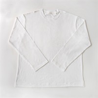 ［コロモナチューレ］30/2天竺長袖BOX型Tシャツ L