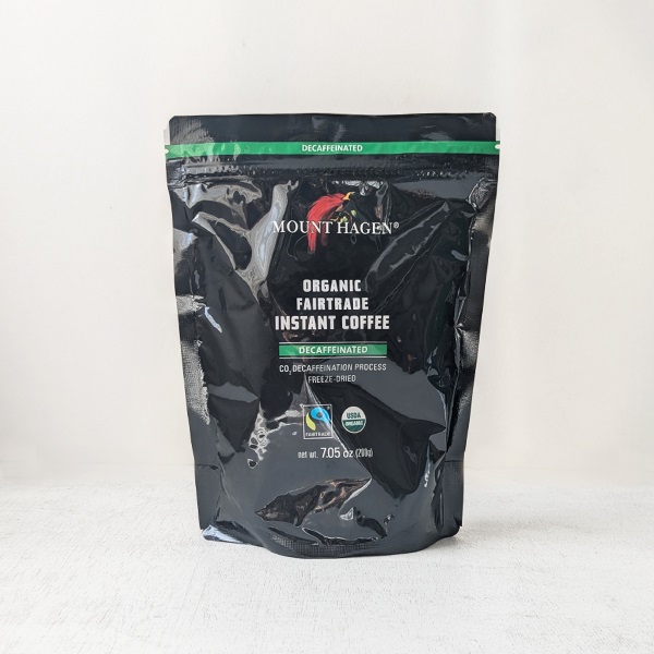 ［マウントハーゲン］有機カフェインレス インスタントコーヒー（詰め替え用）200g