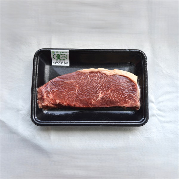 ［トカプチ］放牧牛 有機サーロインステーキ 200g【冷凍】