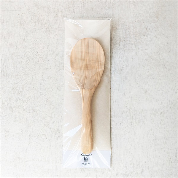 ［木のスプーンゆきデザイン工房］しゃもじ 檜 1本