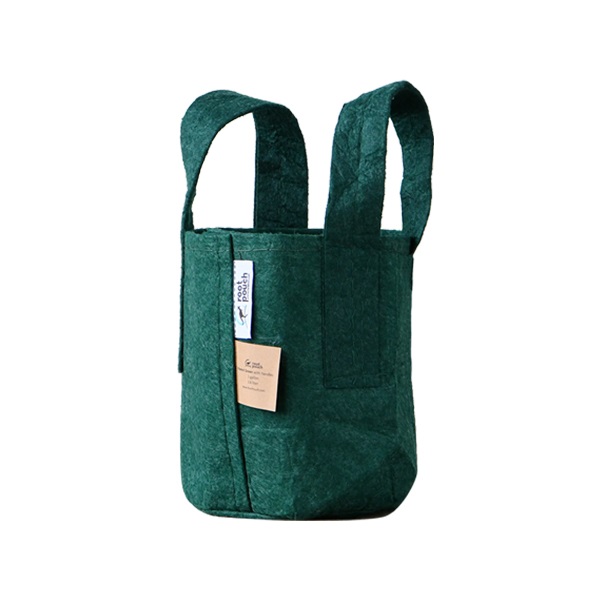 ［グリーンフィールドプロジェクト］エコ布プランター Sサイズ グリーン 3.8L