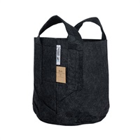 ［グリーンフィールドプロジェクト］エコ布プランター Mサイズ ブラック 8.0L