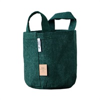 ［グリーンフィールドプロジェクト］エコ布プランター Mサイズ グリーン 8.0L
