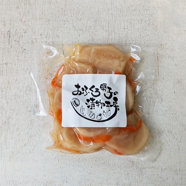 【おふくろ男子の漬物工房】キムチ（かぶ）200g