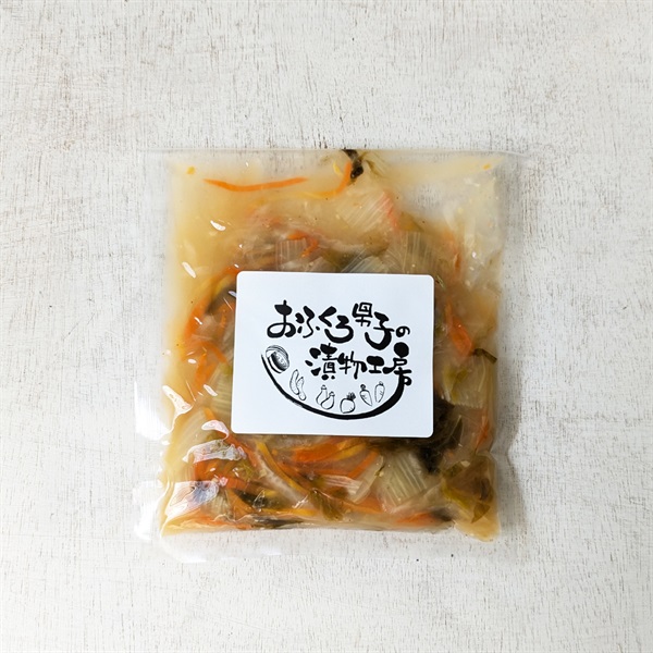 【おふくろ男子の漬物工房】キムチ（山東菜）180g