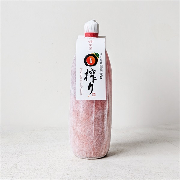 ［にしだ果樹園］丸搾りブラッドオレンジブレンドジュース 1000ml