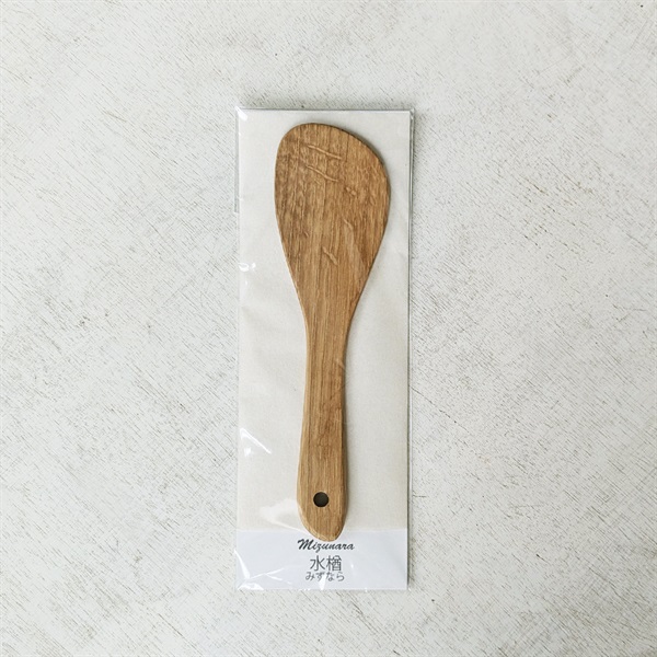 ［木のスプーンゆきデザイン工房］左利き用炒めしゃもじ（小）水楢 1本