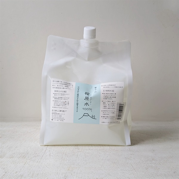 ［かりゆし工房］桧原水100% 3L　簡易包装タイプ