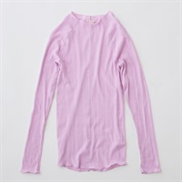 ［シシフィーユ］【限定販売】ロングスリーブTシャツ オーキッド