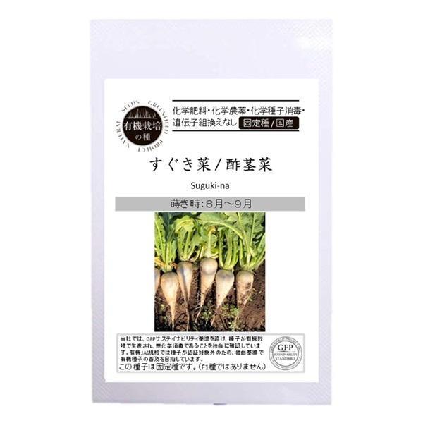 ［グリーンフィールドプロジェクト］種 すぐき菜 30粒