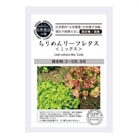 ［グリーンフィールドプロジェクト］種 リーフレタス＜ちりめんリーフレタスミックス＞ 40粒