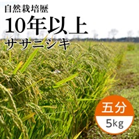 【新米】ササニシキ 五分 5kg（瑞穂のしらべ）